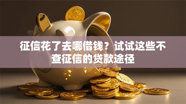 征信花了去哪借钱?试试这些不查征信的贷款途径 征信花了去哪借钱?试试这些不查征信的贷款途径
