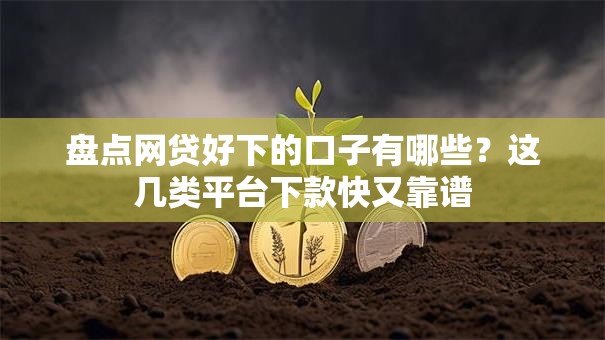盘点网贷好下的口子有哪些？这几类平台下款快又靠谱