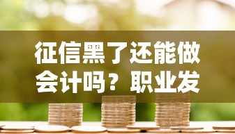 征信黑了还能做会计吗？职业发展解析与贷款难题解答