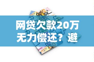 网贷欠款20万无力偿还？避免法律责任的正确应对方法