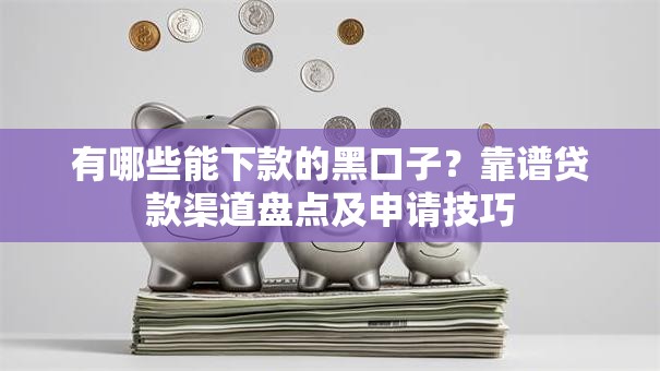 有哪些能下款的黑口子?靠谱贷款渠道盘点及申请技巧 有哪些能下款的黑口子?靠谱贷款渠道盘点及申请技巧