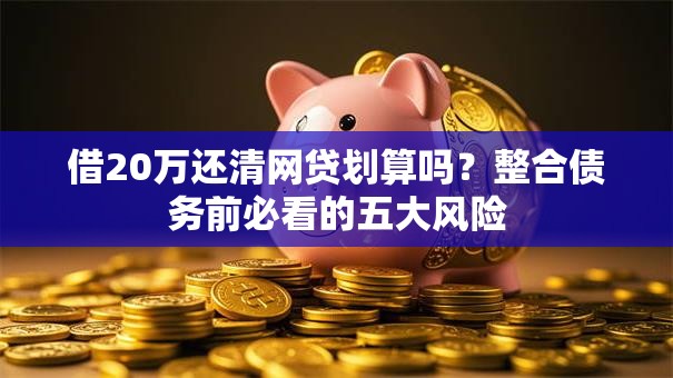 借20万还清网贷划算吗?整合债务前必看的五大风险 借20万还清网贷划算吗?整合债务前必看的五大风险