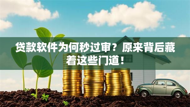 贷款软件为何秒过审?原来背后藏着这些门道! 贷款软件为何秒过审?原来背后藏着这些门道!