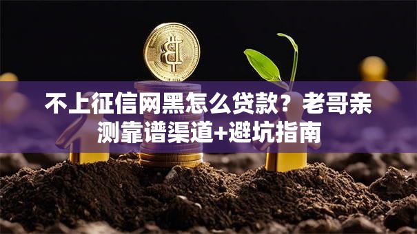 不上征信网黑怎么贷款？老哥亲测靠谱渠道+避坑指南