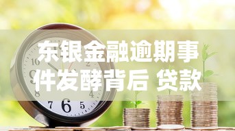 东银金融逾期事件发酵背后 贷款风险防范如何破局? 东银金融逾期事件发酵背后 贷款风险防范如何破局?