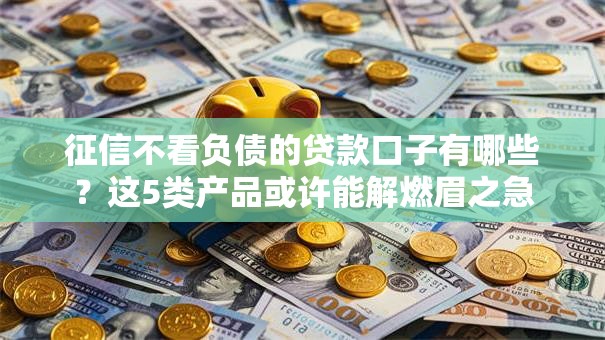 征信不看负债的贷款口子有哪些?这5类产品或许能解燃眉之急 征信不看负债的贷款口子有哪些?这5类产品或许能解燃眉之急