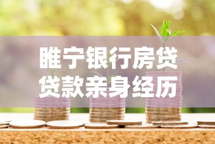 睢宁银行房贷贷款亲身经历：流程解析+避坑指南