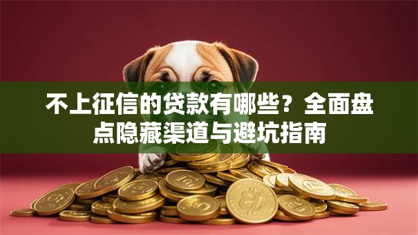 不上征信的贷款有哪些？全面盘点隐藏渠道与避坑指南