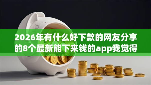 2026年有什么好下款的网友分享的8个最新能下来钱的app我觉得不错！