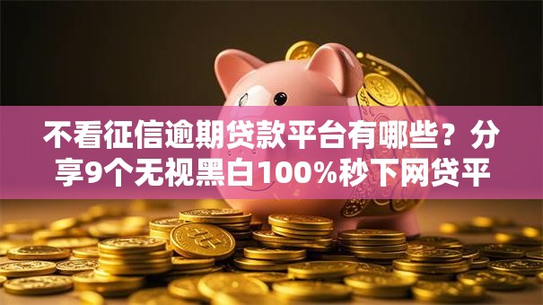 不看征信逾期贷款平台有哪些？分享9个无视黑白100%秒下网贷平台
