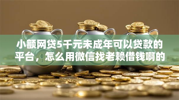小额网贷5千元未成年可以贷款的平台，怎么用微信找老赖借钱啊的6个平台介绍
