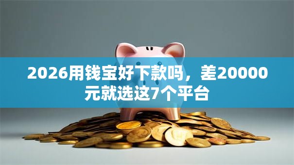 2026用钱宝好下款吗，差20000元就选这7个平台
