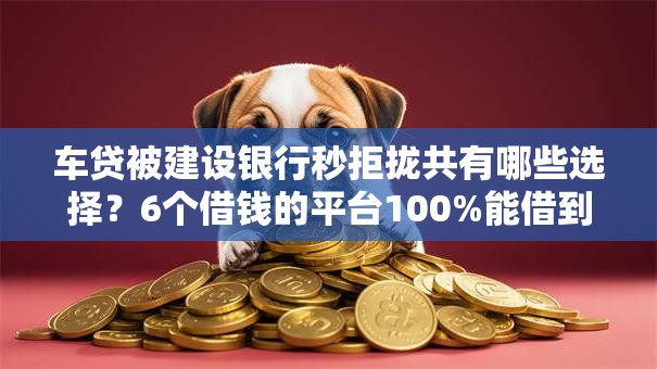车贷被建设银行秒拒拢共有哪些选择？6个借钱的平台100%能借到详解