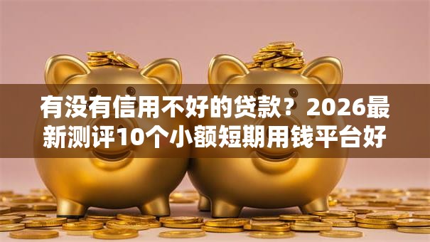 有没有信用不好的贷款?2026最新测评10个小额短期用钱平台好 有没有信用不好的贷款?2026最新测评10个小额短期用钱平台好
