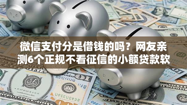 微信支付分是借钱的吗?网友亲测6个正规不看征信的小额贷款软件盘点 微信支付分是借钱的吗?网友亲测6个正规不看征信的小额贷款软件盘点