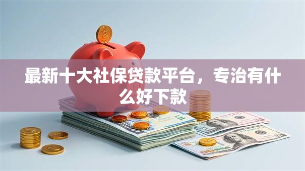 最新十大社保贷款平台，专治有什么好下款