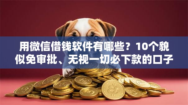 用微信借钱软件有哪些？10个貌似免审批、无视一切必下款的口子合集