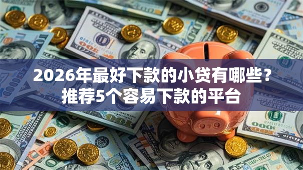2026年最好下款的小贷有哪些？推荐5个容易下款的平台