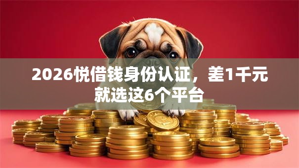 2026悦借钱身份认证，差1千元就选这6个平台