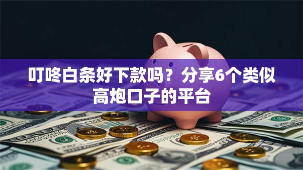 叮咚白条好下款吗?分享6个类似高炮口子的平台 叮咚白条好下款吗?分享6个类似高炮口子的平台