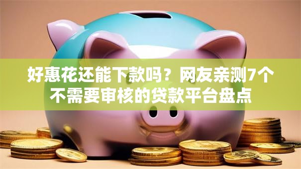 好惠花还能下款吗?网友亲测7个不需要审核的贷款平台盘点 好惠花还能下款吗?网友亲测7个不需要审核的贷款平台盘点