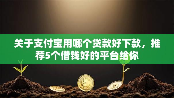 关于支付宝用哪个贷款好下款，推荐5个借钱好的平台给你