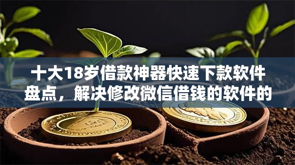 十大18岁借款神器快速下款软件盘点，解决修改微信借钱的软件的问题