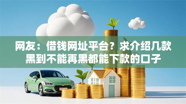 网友:借钱网址平台?求介绍几款黑到不能再黑都能下款的口子 网友:借钱网址平台?求介绍几款黑到不能再黑都能下款的口子