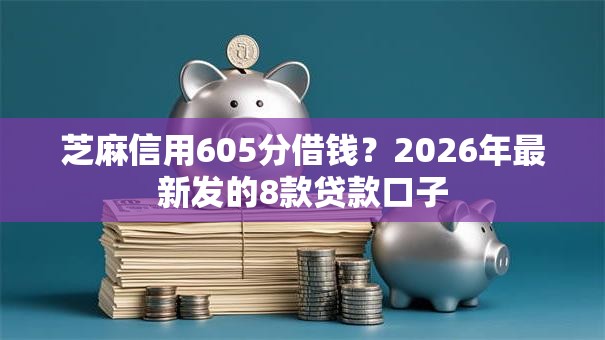 芝麻信用605分借钱？2026年最新发的8款贷款口子