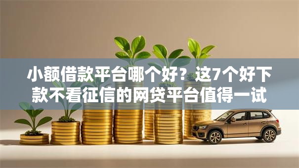 小额借款平台哪个好？这7个好下款不看征信的网贷平台值得一试