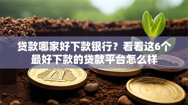 贷款哪家好下款银行?看看这6个最好下款的贷款平台怎么样 贷款哪家好下款银行?看看这6个最好下款的贷款平台怎么样