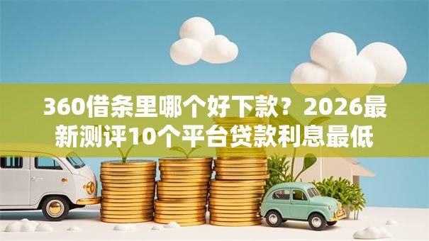360借条里哪个好下款？2026最新测评10个平台贷款利息最低