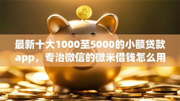 最新十大1000至5000的小额贷款app,专治微信的微米借钱怎么用 最新十大1000至5000的小额贷款app,专治微信的微米借钱怎么用
