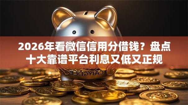 2026年看微信信用分借钱?盘点十大靠谱平台利息又低又正规 2026年看微信信用分借钱?盘点十大靠谱平台利息又低又正规