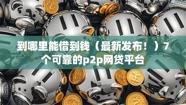 到哪里能借到钱（最新发布！）7个可靠的p2p网贷平台