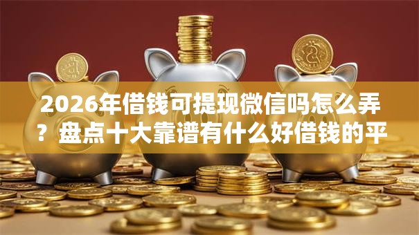 2026年借钱可提现微信吗怎么弄？盘点十大靠谱有什么好借钱的平台