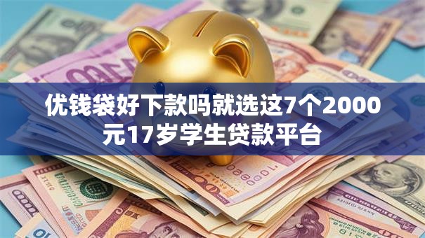 优钱袋好下款吗就选这7个2000元17岁学生贷款平台