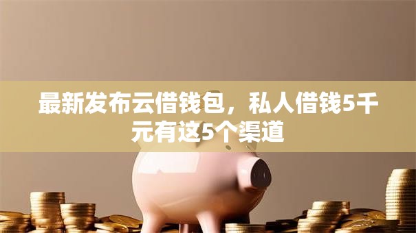 最新发布云借钱包，私人借钱5千元有这5个渠道