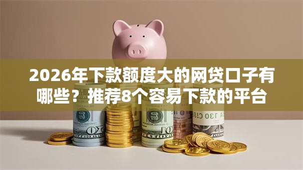 2026年下款额度大的网贷口子有哪些？推荐8个容易下款的平台