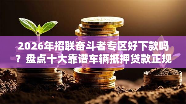 2026年招联奋斗者专区好下款吗？盘点十大靠谱车辆抵押贷款正规平台