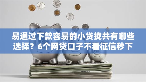 易通过下款容易的小贷拢共有哪些选择?6个网贷口子不看征信秒下款的平台详解 易通过下款容易的小贷拢共有哪些选择?6个网贷口子不看征信秒下款的平台详解
