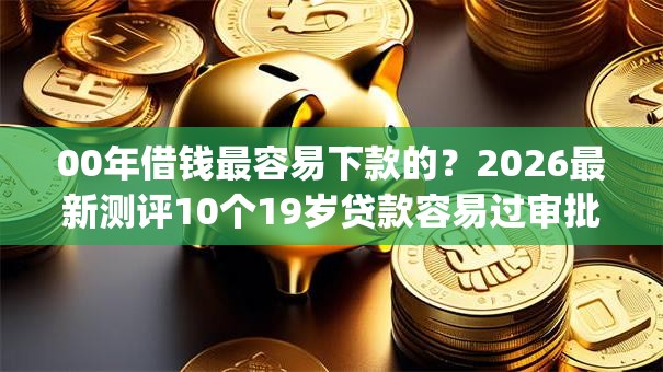 00年借钱最容易下款的？2026最新测评10个19岁贷款容易过审批的app