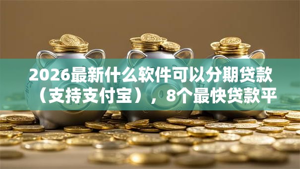 2026最新什么软件可以分期贷款（支持支付宝），8个最快贷款平台无私分享
