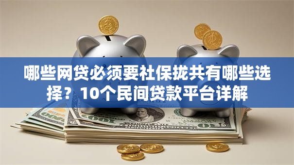 哪些网贷必须要社保拢共有哪些选择？10个民间贷款平台详解