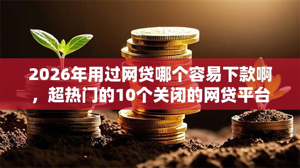 2026年用过网贷哪个容易下款啊，超热门的10个关闭的网贷平台推荐