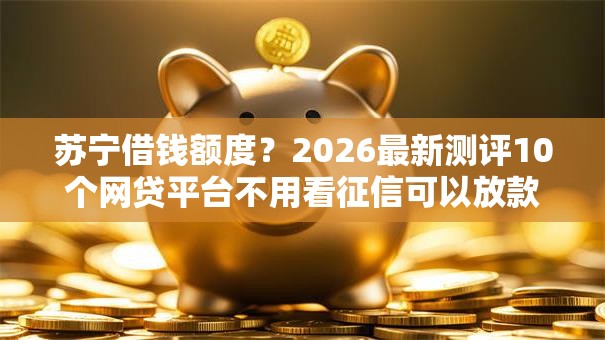 苏宁借钱额度？2026最新测评10个网贷平台不用看征信可以放款的