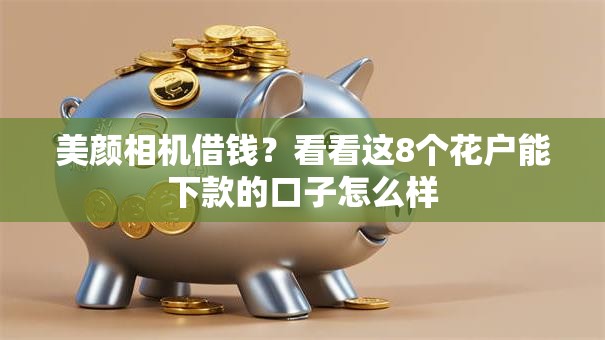 美颜相机借钱？看看这8个花户能下款的口子怎么样