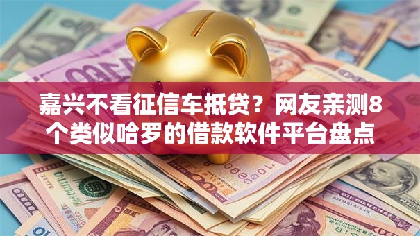 嘉兴不看征信车抵贷？网友亲测8个类似哈罗的借款软件平台盘点