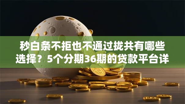 秒白条不拒也不通过拢共有哪些选择?5个分期36期的贷款平台详解 秒白条不拒也不通过拢共有哪些选择?5个分期36期的贷款平台详解