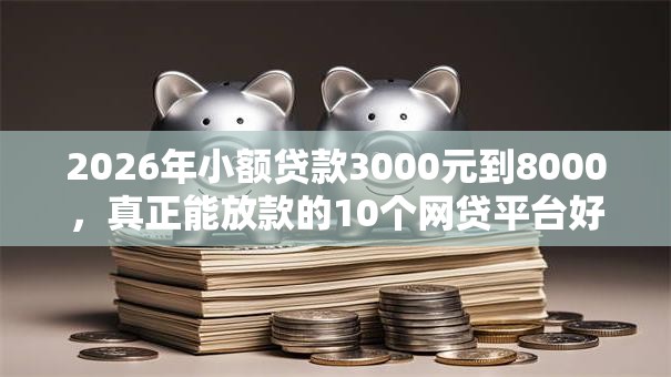 2026年小额贷款3000元到8000，真正能放款的10个网贷平台好推荐